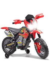 Feber Motorbike Cross 400F Rossa da 6V