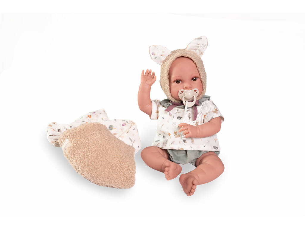 42 Cm Newborn Baby Doll Erik With Baby Carrier
