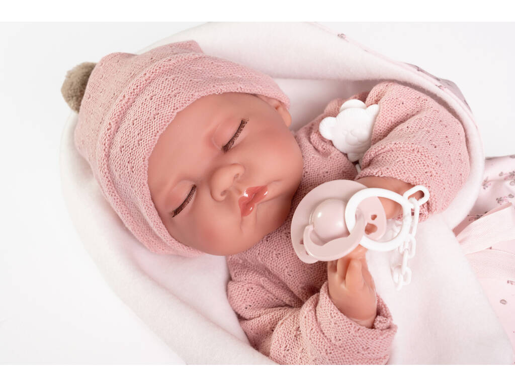 Newborn Baby Doll Luna 42 Cm With Blanket