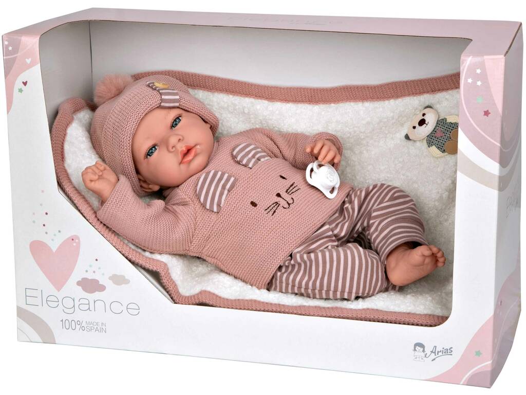 Muñeca Elegance Andie Con Manta 40 Cm