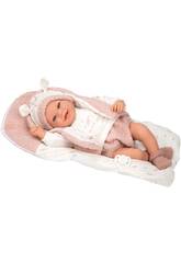 Elegance Newborn Baby Doll Colin 40 cm avec coussin