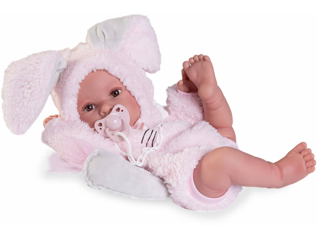 42 Cm Newborn Baby Doll Erika Bunny With Plush Toy