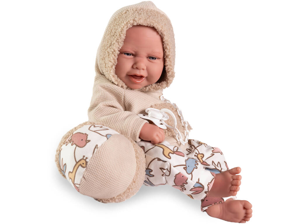 42 Cm Carlo Newborn Baby Doll With Ball
