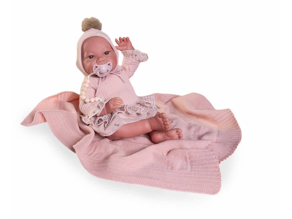 42 Cm Sweet Reborn Nica Baby Doll With Blanket
