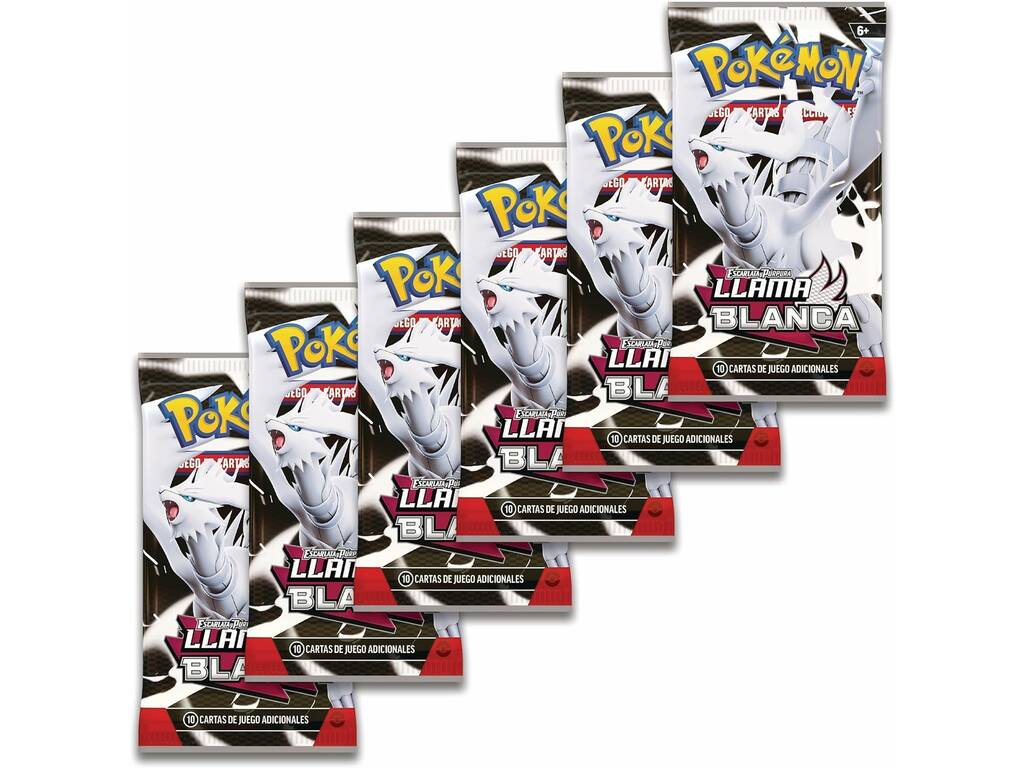 Pokémon TCG Écarlate et Pourpre Flamme Blanche Lot de 6 boosters