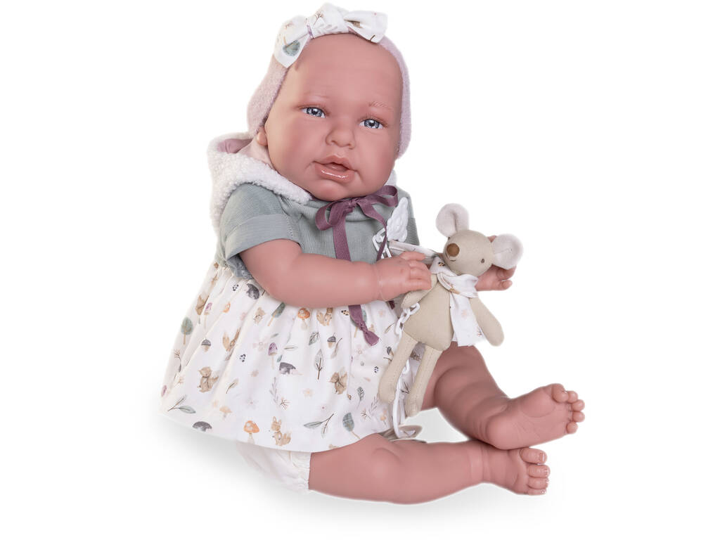 Poupée Bébé Mon premier Reborn Daniela Peluche 52 cm