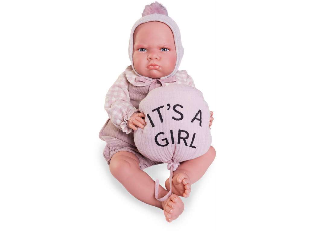 Poupée Bébé Ma première Reborn Berta de 52 Cm Avec Ballon 