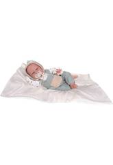 Boneca Baby Clara de 34 Cm Com Mantinha