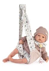 Boneca Beb Reborn Baby Love de 50 cm com Porta-Bebs