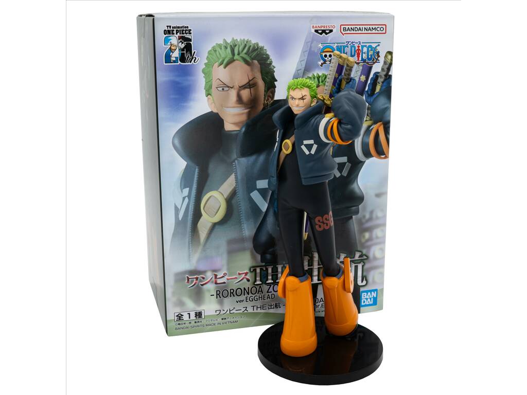One Piece The Shukko 17 cm Ronronoa Zoro Figure See Egghead
