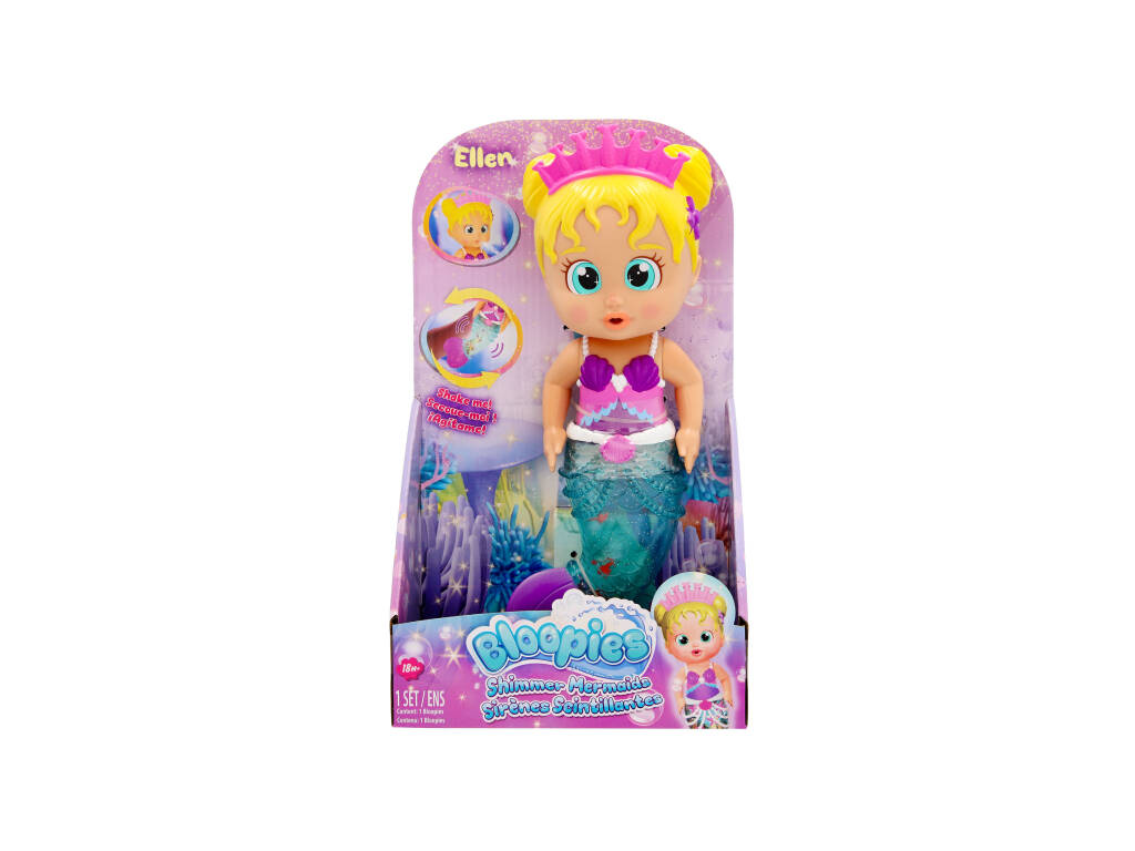 Bloopies Shimmer Mermaids Ellen Doll
