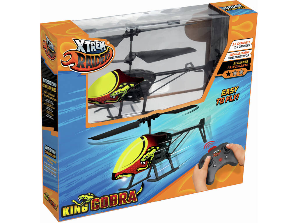 Xtrem Raiders Hélicoptère radiocommandé King Cobra
