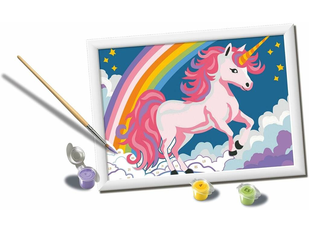 Creart Licorne rose fluo
