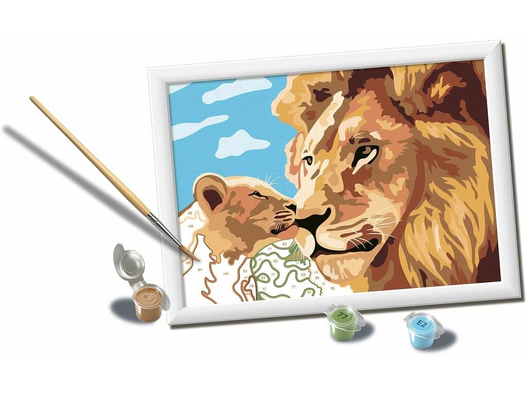 Créer Lion et lionceau