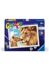 Créer Lion et lionceau