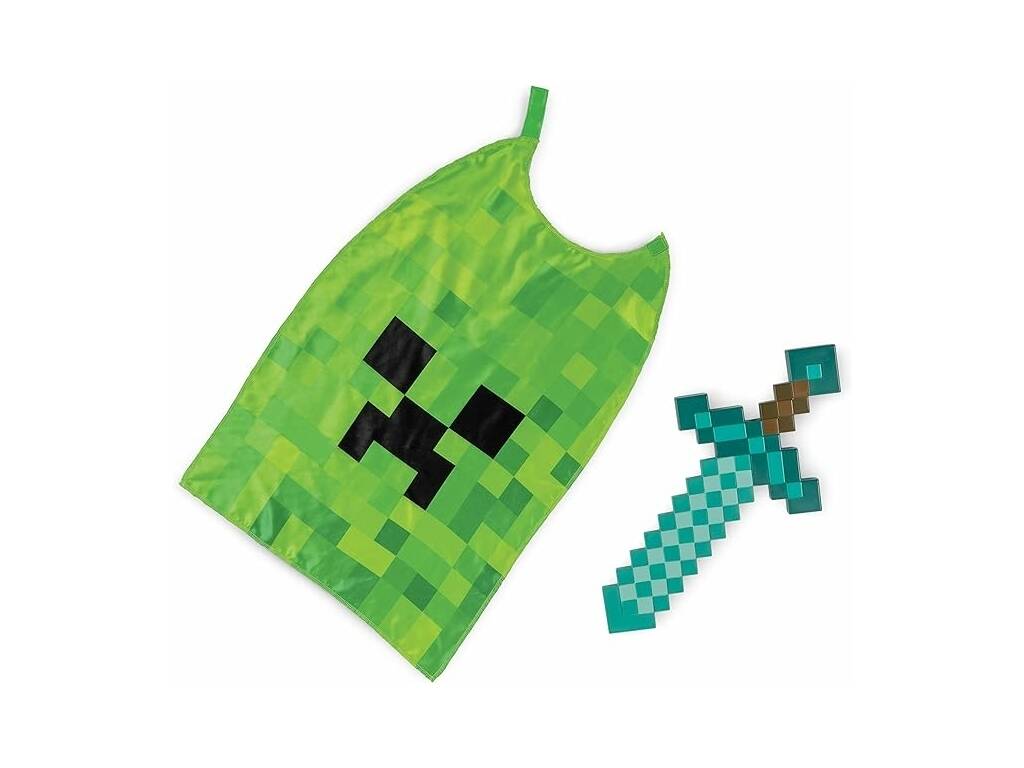 Minecraft Set Espada con Capa