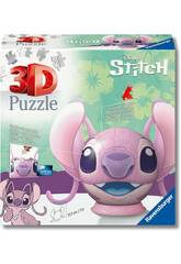 Puzzle 3D Disney Stitch Cabeza de Angel con Orejas