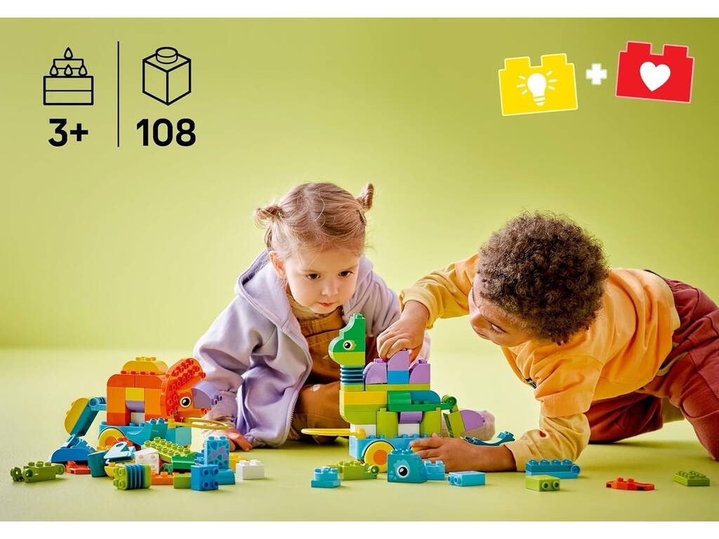 Lego Duplo Dinossauros Sobre Rodas 3 em 1