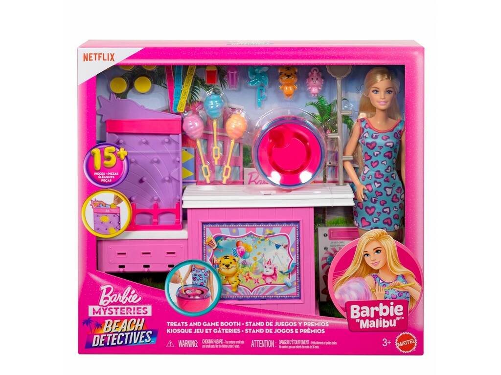 Support à barbe à papa Barbie