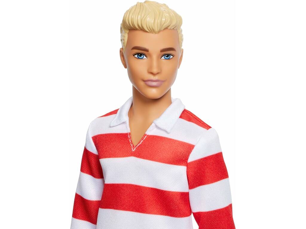 Barbie Ken avec t-shirt rayé