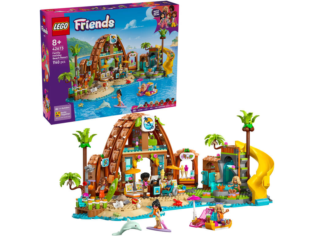 Lego Friends Hôtel de vacances en famille sur la plage