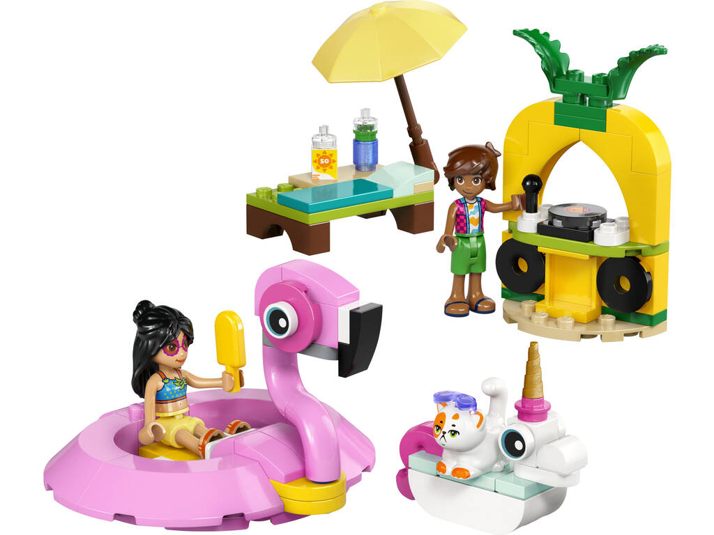 Lego Friends Fiesta en la Piscine avec Flamenco et Unicornio 