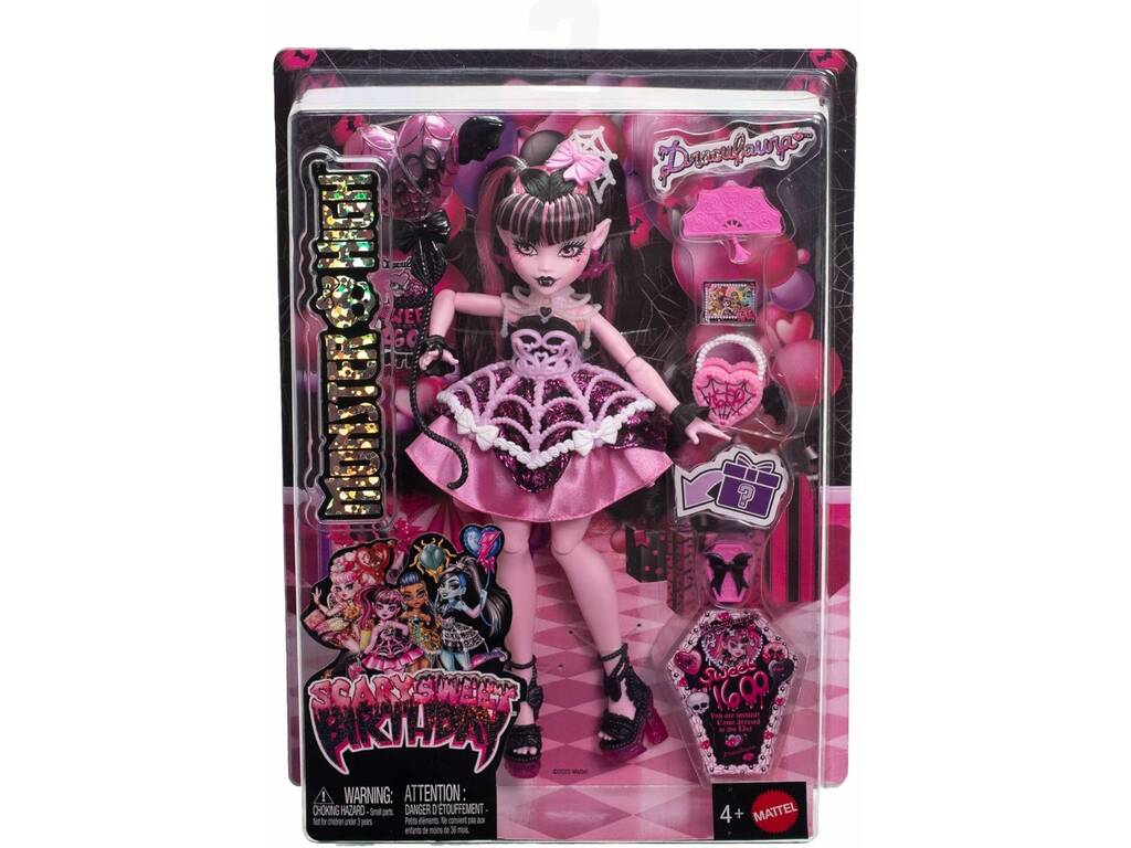 Monster High Scary Sweet Birthday Muñeca Draculaura