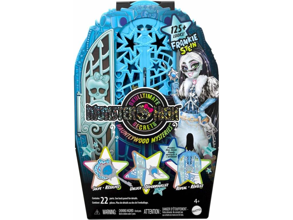 Monster High Skulltimate Secrets Hauntlywood Mysteries Poupée Frankie Stein avec armoire