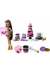 Kit d'anniversaire effrayant et sucré Monster High avec poupée Clawdeen Wolf