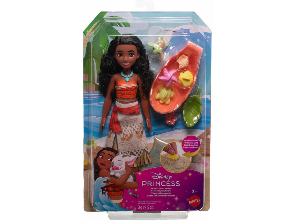 Poupée Vaiana et animaux de compagnie Disney Princesses