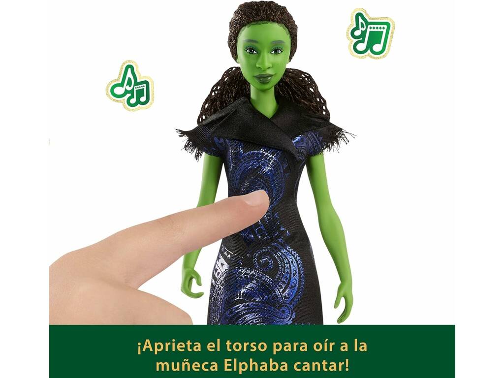 Wicked Muñeca Elphaba con Canción “For Good”