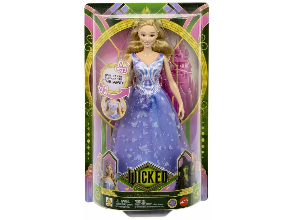Poupée Glinda Wicked avec chanson « For Good »
