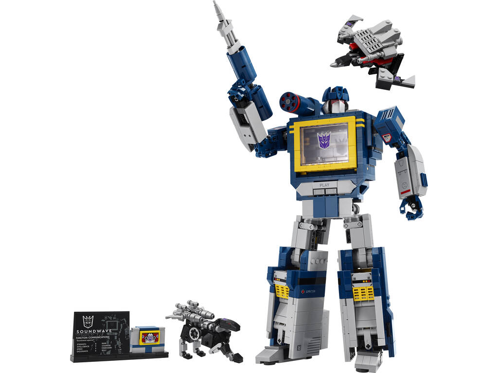 Lego Icons Transformers : Soundwave 2 en 1