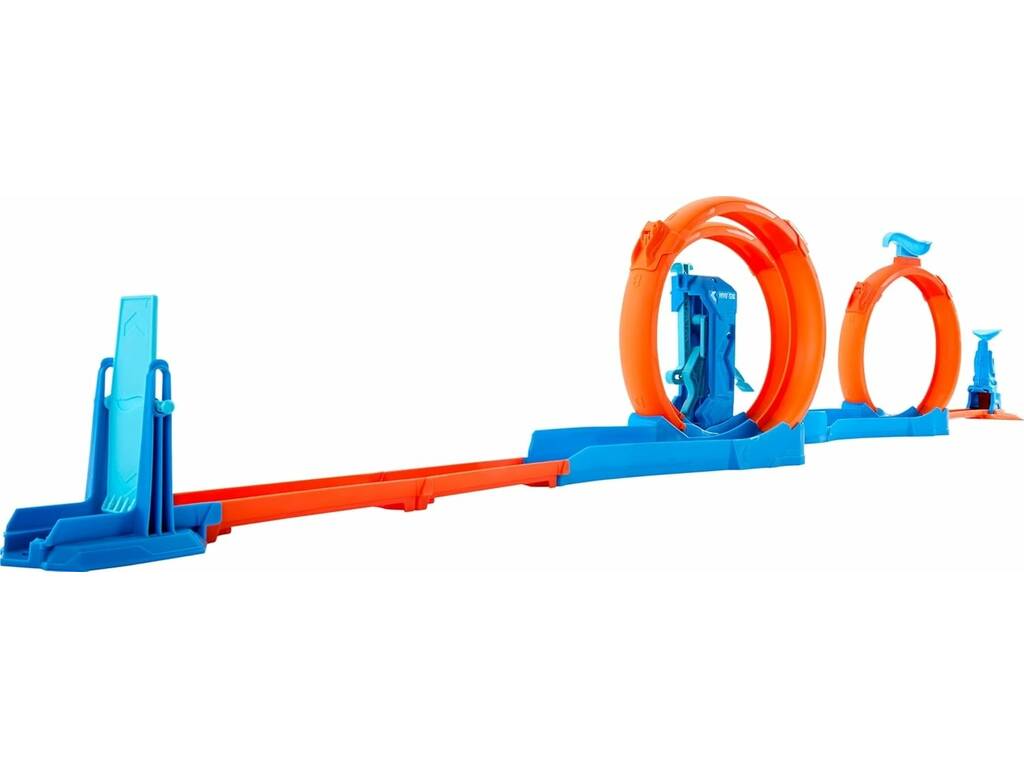 Hot Wheels Track Creator Kit Triple Loop 3 en 1 à toute vitesse