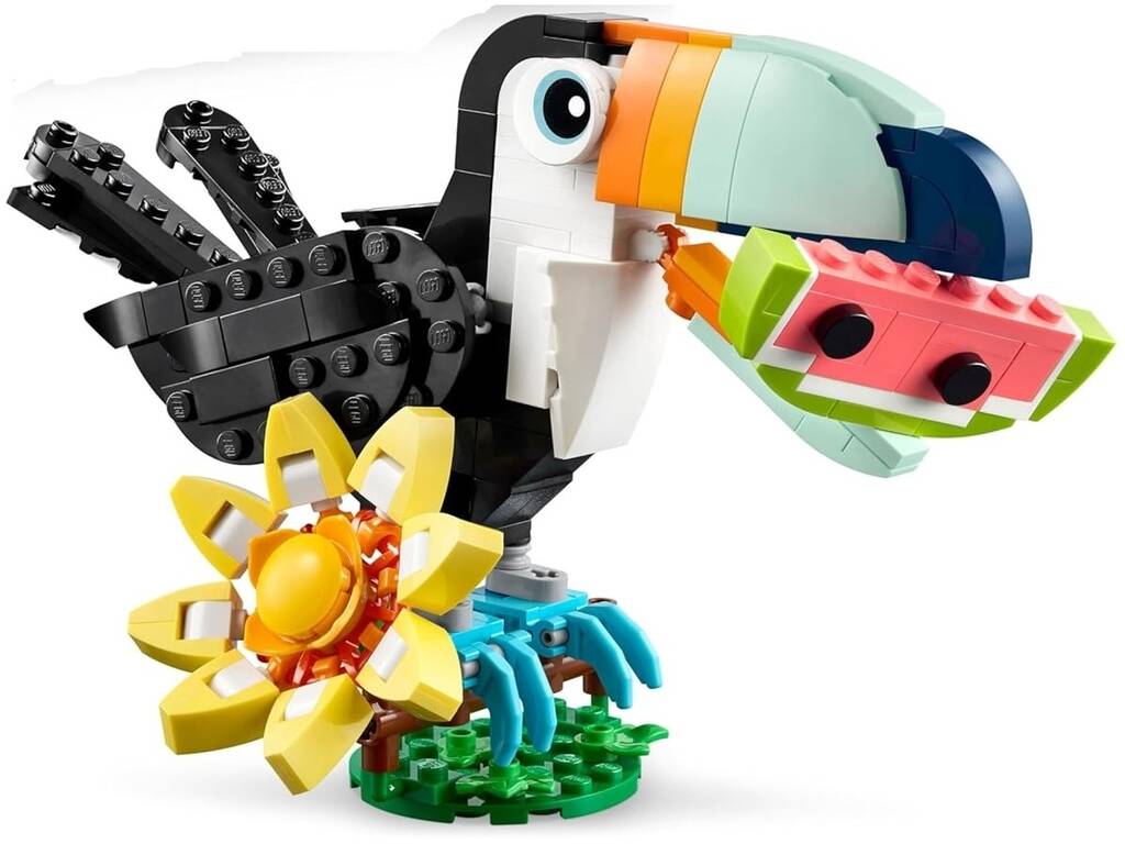Lego Creator 3 en 1 Faune sauvage : Toucan tropical
