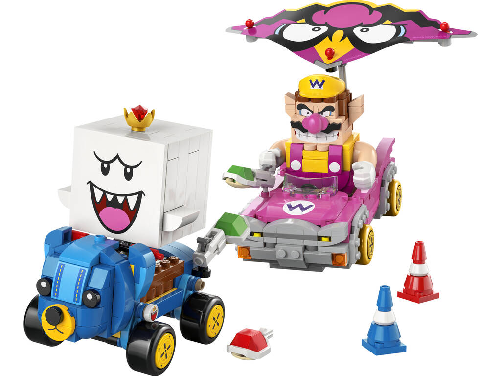 Lego Super Mario Mario Kart: Wario y Rey Boo