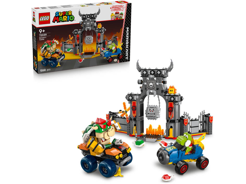 Lego Super Mario Mariokart Château de Bowser