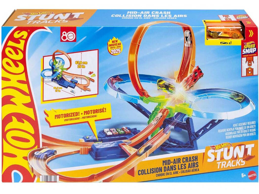 Hot Wheels Stunt Tracks Piste Collision dans les airs