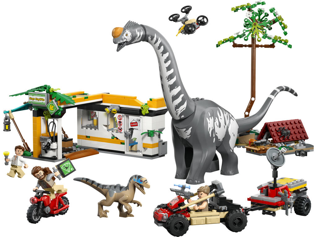 Lego Jurassic World Rebirth Mission de suivi : Raptor et Titanosaurus