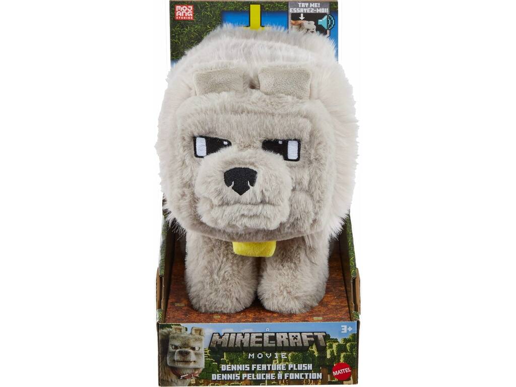 Minecraft Peluche Dennis avec des sons