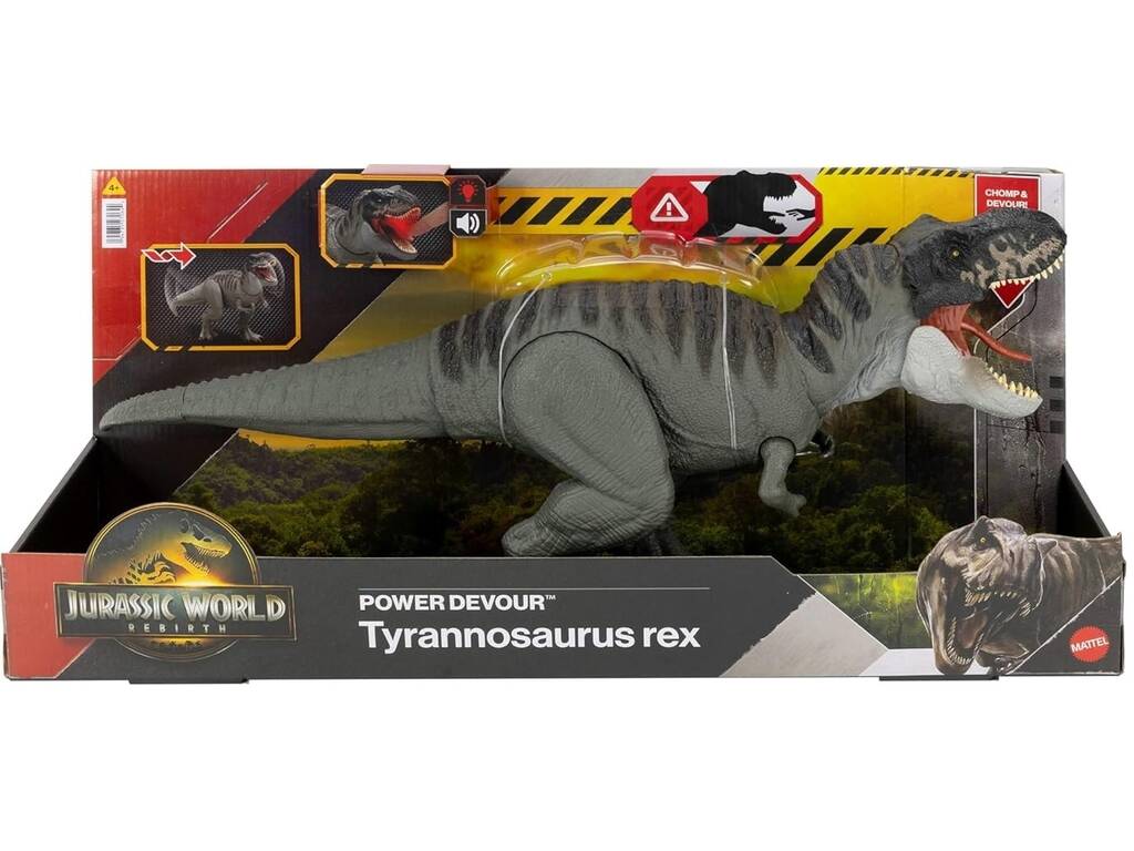 Jurassic World Rebirth Figure Tyrannosaurus Rex Power Deborador