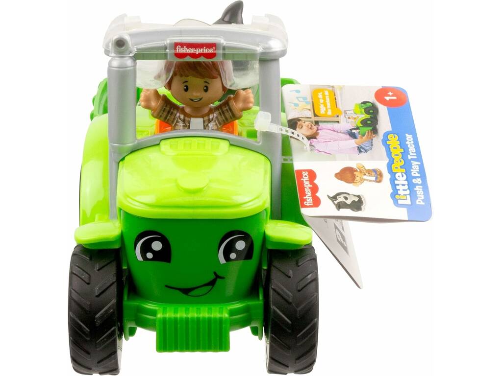 Fisher Price Little People Tracteur à pousser et à jouer avec sons