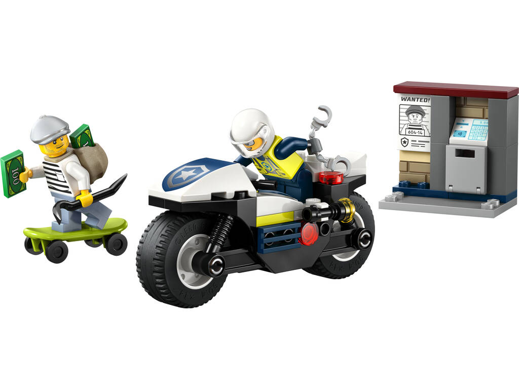 Lego City Persecución en Moto de Policia