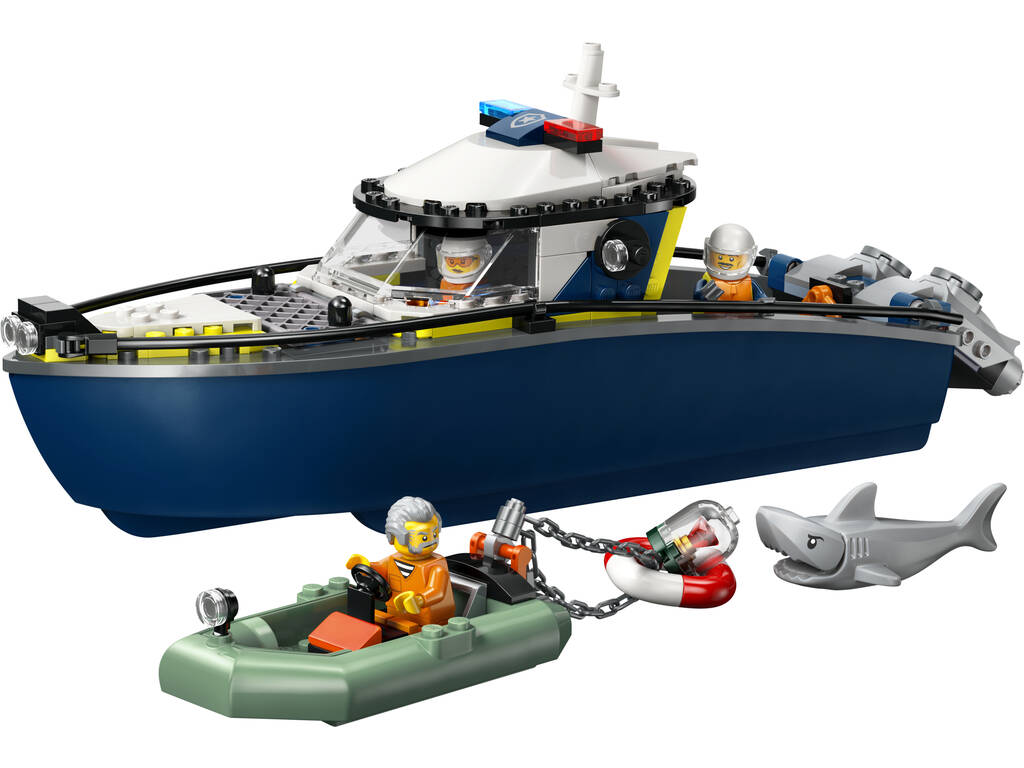 Lego City Persecucion en Barco de Policia