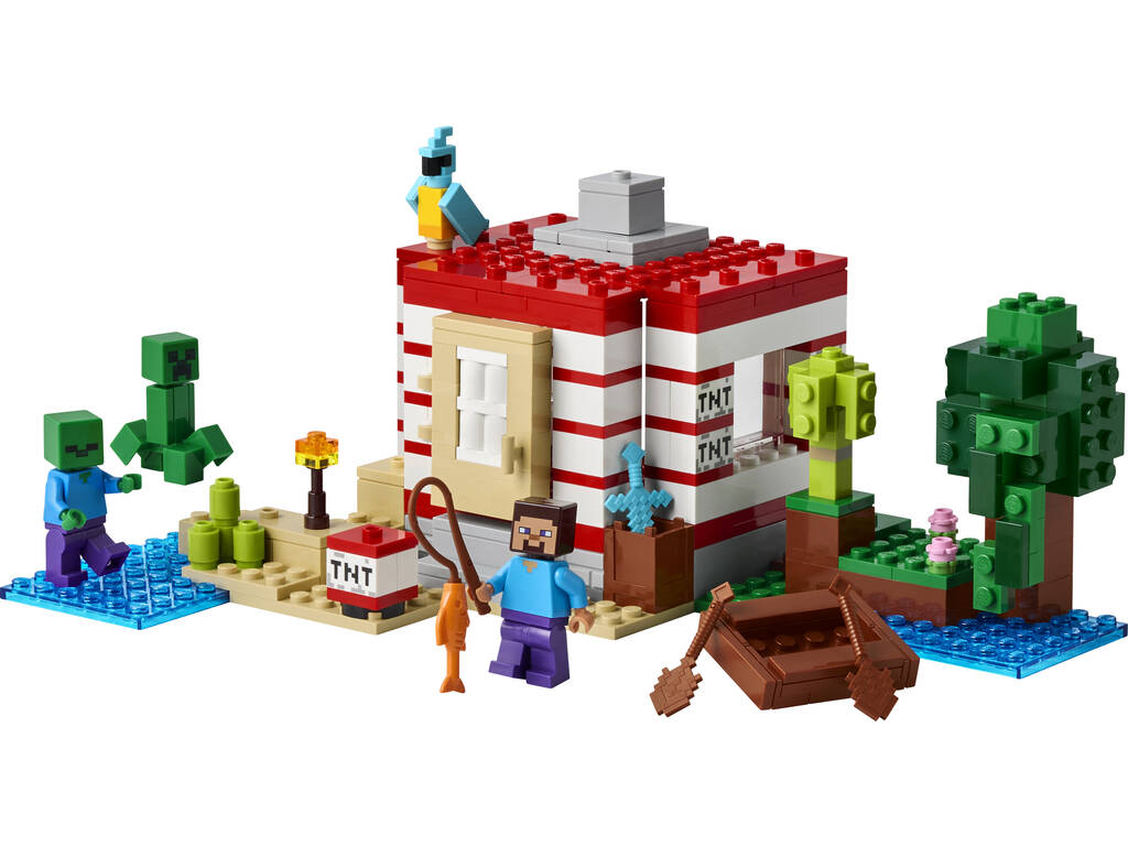 Lego Minecraft Dynamite Jungle House