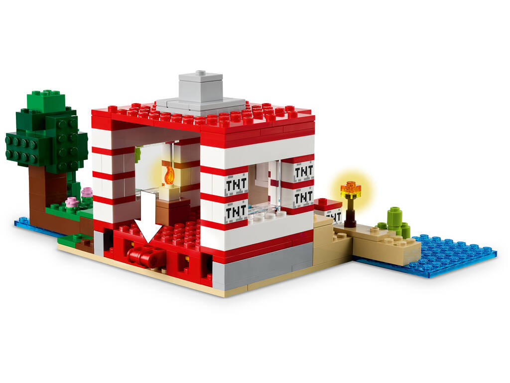 Lego Minecraft Dynamite Jungle House