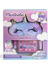 Martinelia Masque de sommeil et set de maquillage pour la petite licorne