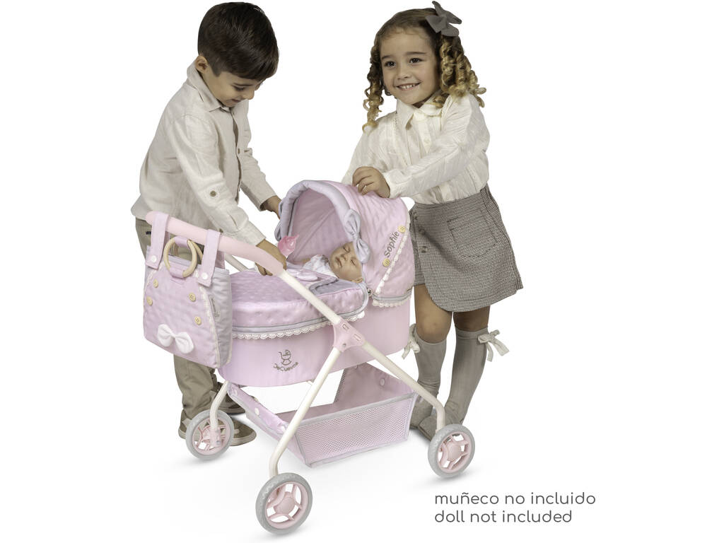 Poussette pour poupées Ma première poussette Sophie avec sac