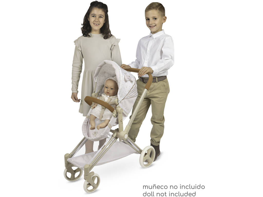 Verona 3x1 Chariot pliable pour poupées avec sac à main