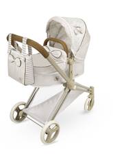 Verona 3x1 Chariot pliable pour poupées avec sac à main